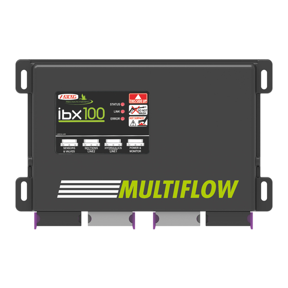 Nordson ARAG MULTIFLOW IBX100 Installation, Use And Maintenance Manual