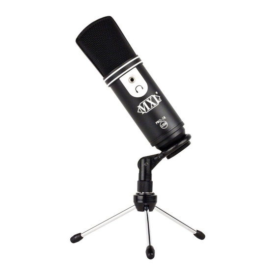MXL Professional PRO-1B User Manual