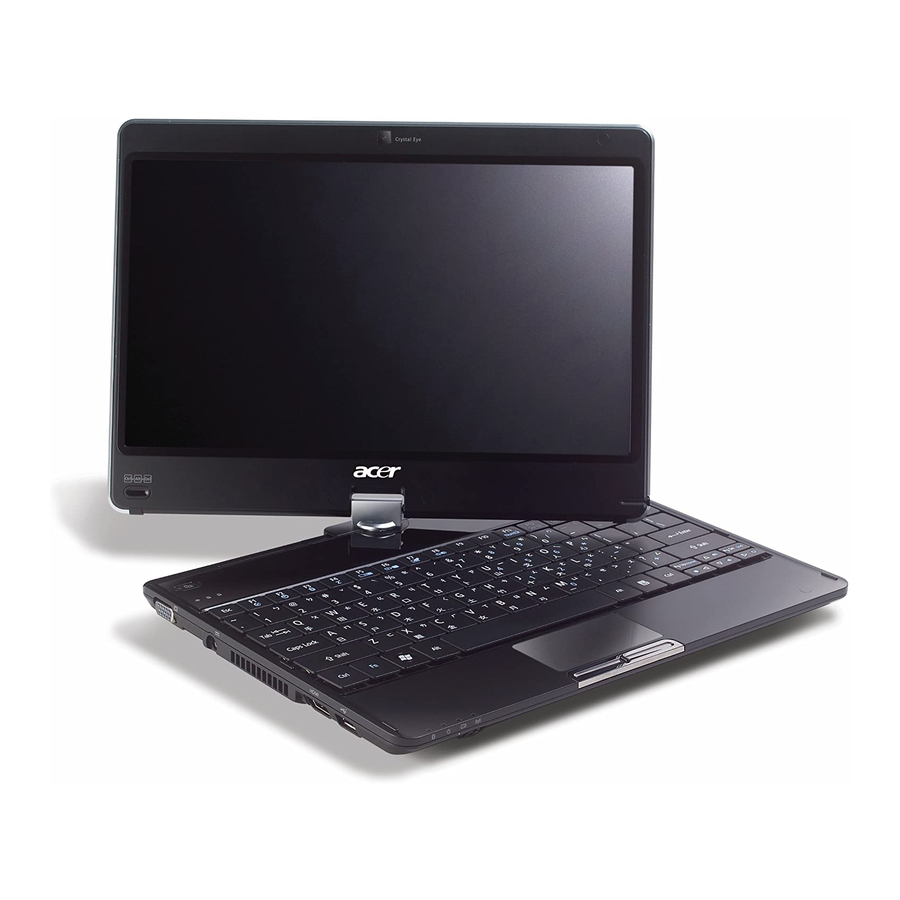 Acer Aspire 1420P Series Quick Manual