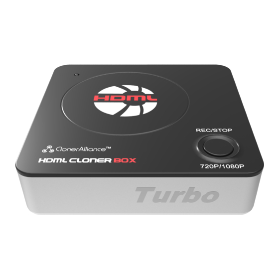 ClonerAlliance HDML-Cloner Box Turbo User Manual