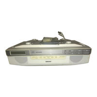Sony ICF-CD523 - CD Clock Radio Operating Instructions