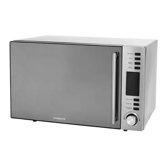 Living & Co LM900WT Microwave Oven Manuals