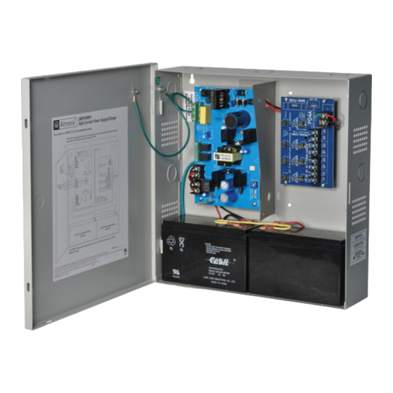 Altronix SMP5CT Series Configuration Reference Chart