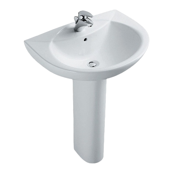 Kohler Pinoir K-2017 Bathroom Sink Manuals