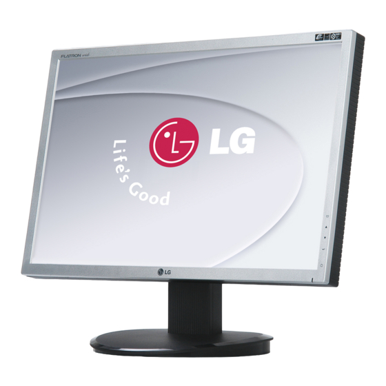 LG L204WT LCD Monitor Manuals