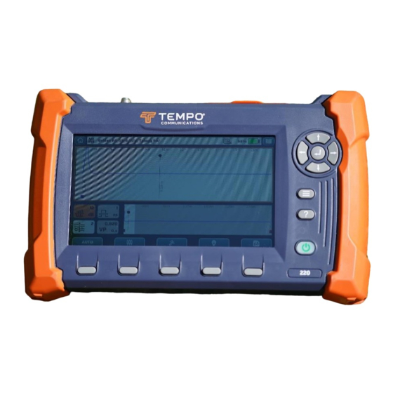 Tempo Communications CableScout TV220E Instruction Manual