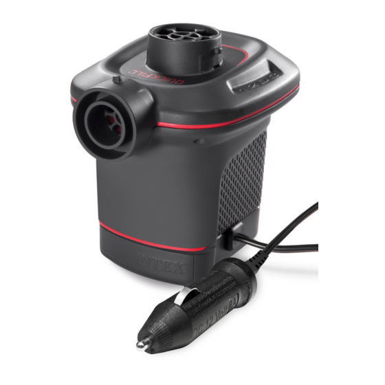 Intex QuickFill AP636 Owner's Manual