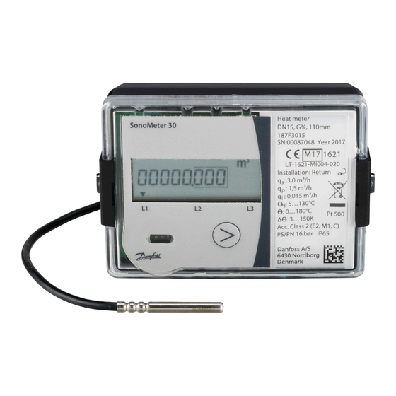 Danfoss SonoMeter 30 User Manual