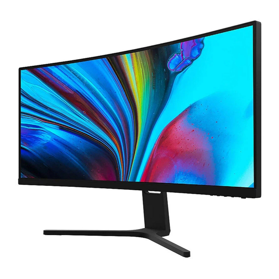Xiaomi RMMNT30HFCW Curved Gaming Monitor Manuals