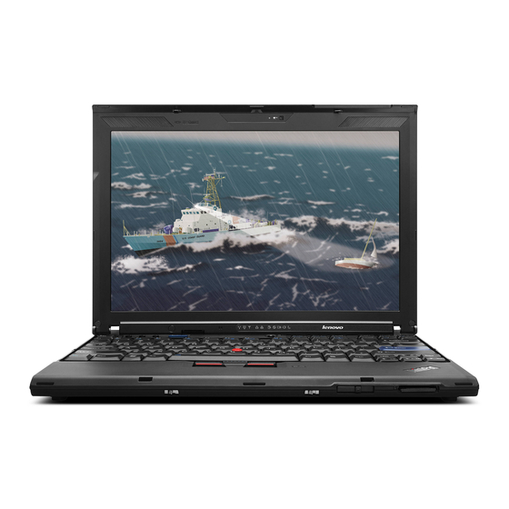 Lenovo ThinkPad X220 Tablet convertible Manual D'utilisation