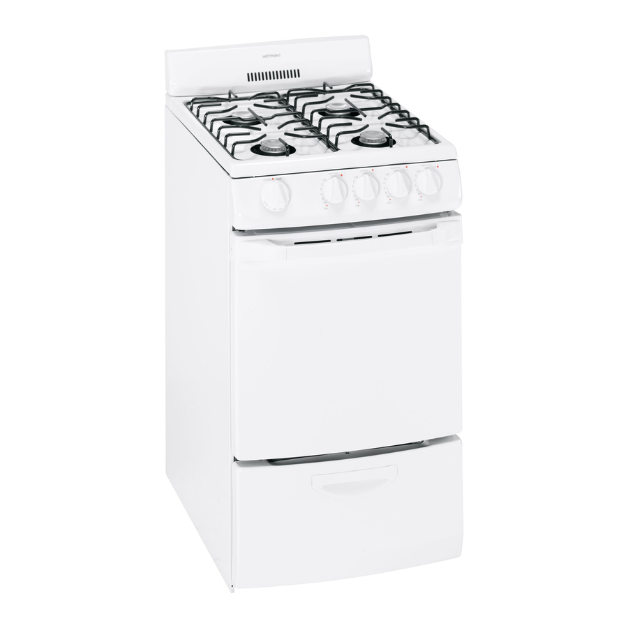 Hotpoint RGA720 Owner's Manual And Installation Instructions