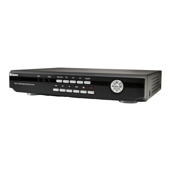 Swann DVR4-2500 Operating Instructions Manual