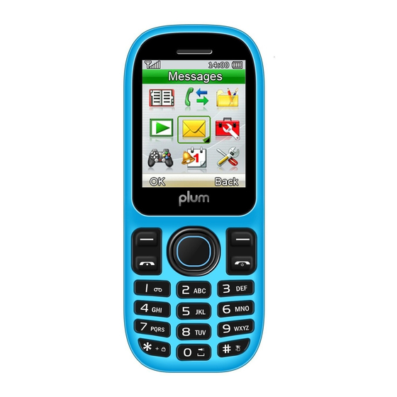 Plum Slick B102 GSM Unlocked Phone Manuals