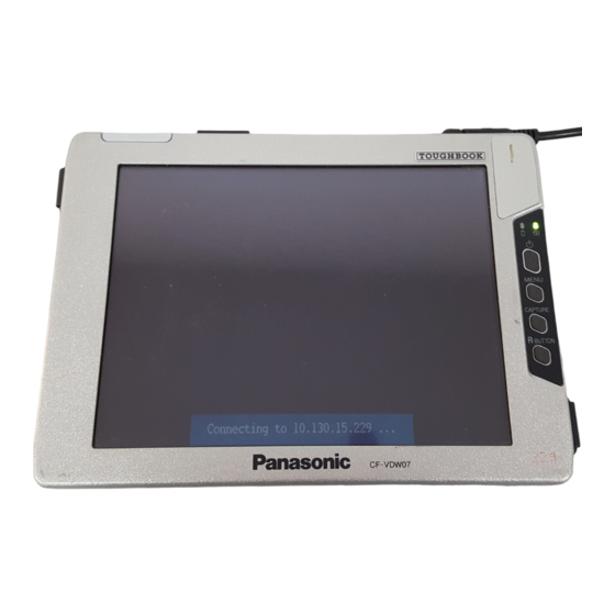 Panasonic CF-VDW07 Operating Instructions Manual