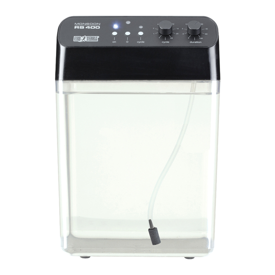 Exo Terra Monsoon RS400 Operating Instructions Manual