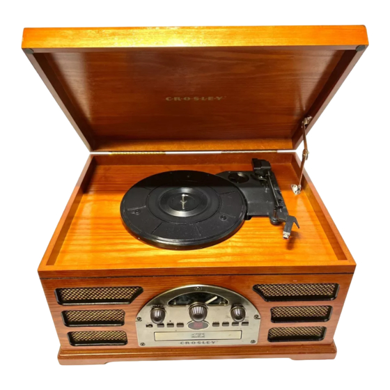 Crosley CR66D Instruction Manual