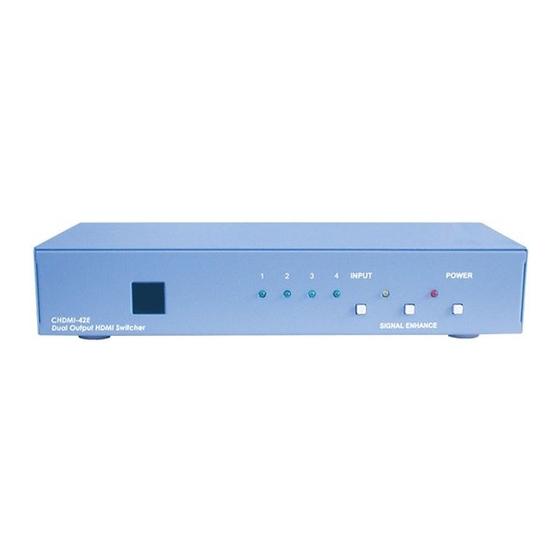 Cypress CHDMI-42E Operation Manual