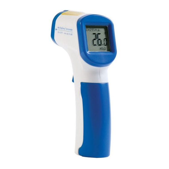 ETI Mini RayTemp Operating Instructions