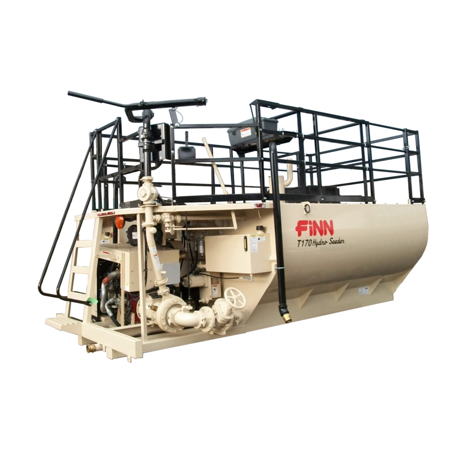 Finn HydroSeeder T170 Parts And Operator's Manual