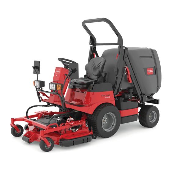 Toro ProLine H800 Setup Instructions