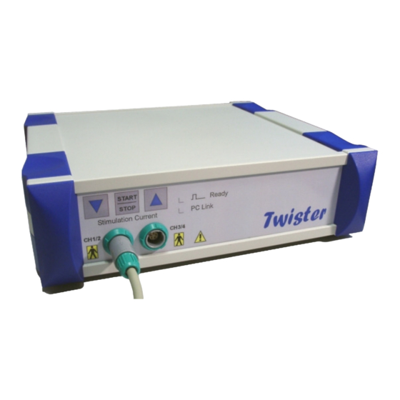 User Manuals: Dr. Langer Medical TWISTER Stimulator