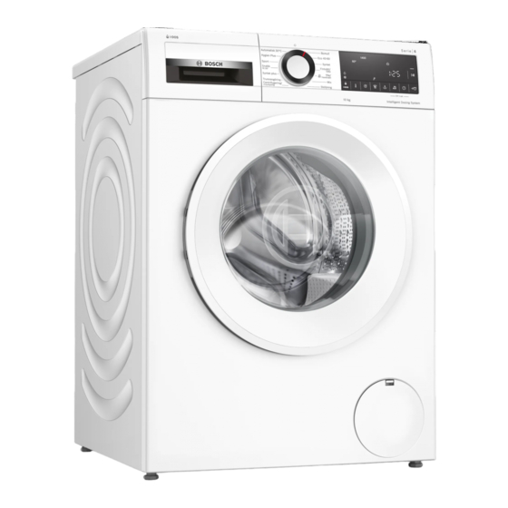 Bosch WGG254AASN User Manual