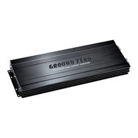 Ground zero GZPA 1.8K-HCX Manuals | ManualsLib