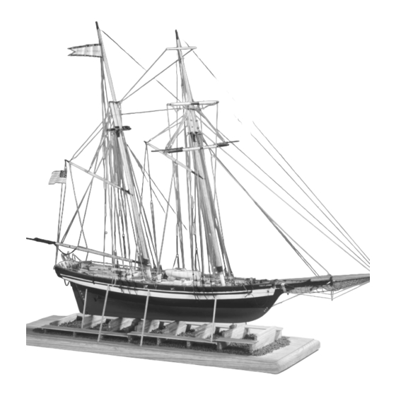 Model Shipways MS2120 Wooden Ship Kit Manuals