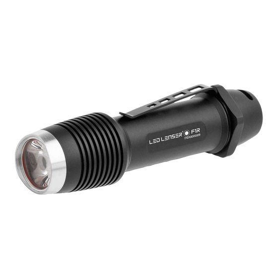 Led Lenser F1R Operating Instructions Manual