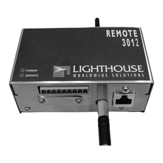 Lighthouse REMOTE 2 Series Operating Instructions Manual