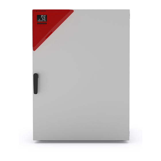 Binder CB-S 170 Operating Manual