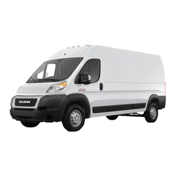 RAM Commercial PROMASTER 2020 Quick Reference Manual