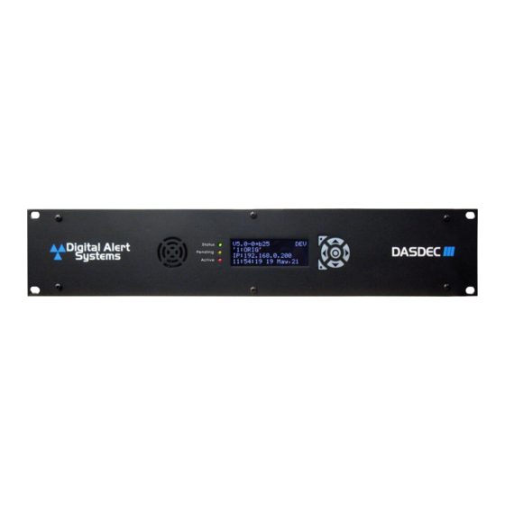 Digital Alert Systems DASDEC-III DAS3-EX Manuals