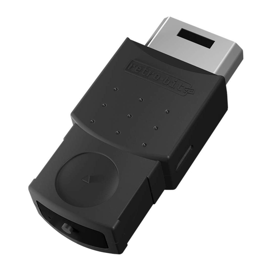 Retro-Bit Sega Saturn - Wireless Receiver Manual