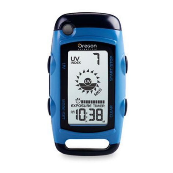 Oregon Scientific EB612-UV888 User Manual