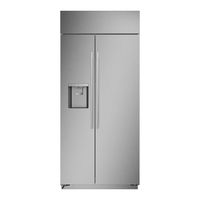 Monogram Side-by-Side36”, 42”, 48”Built-In Refrigerators Owner's Manual