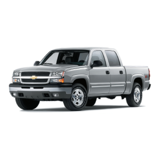Chevrolet Silverado 2005 Getting To Know Manual