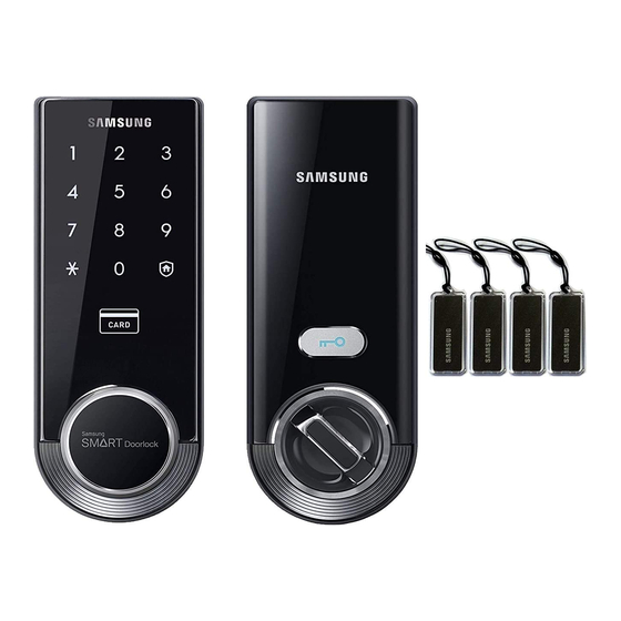 Samsung Smart Door Lock SHS-3320 Manuals