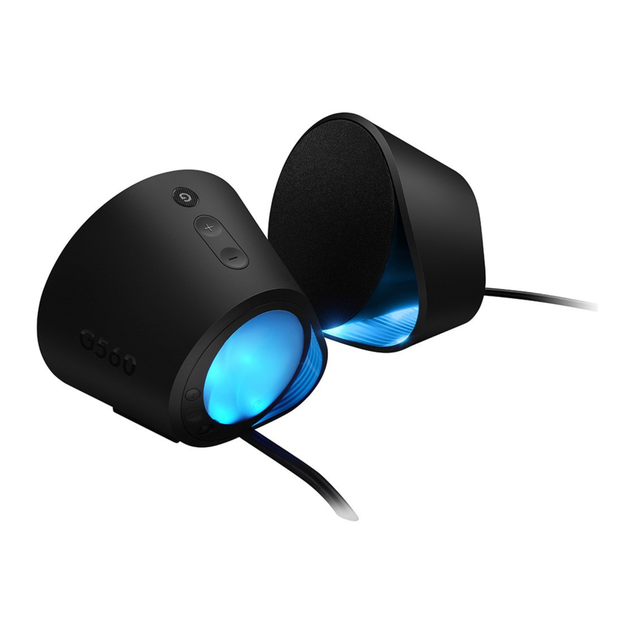 Logitech G560 LIGHTSYNC Configuration Manual