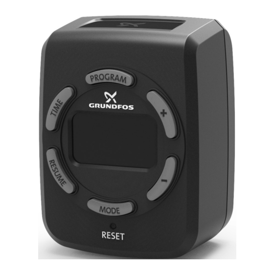 Grundfos Digital timer kit Installation And Operating Instructions Manual