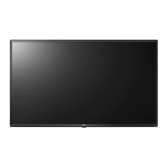 User Manuals: LG US34 Series LED TV Installation