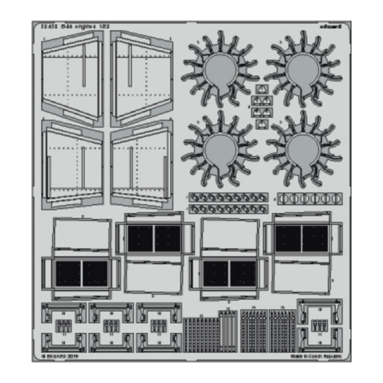 Eduard B-24 engines Assembly Instructions