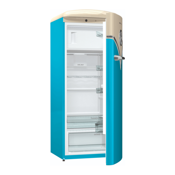 Gorenje OBRB153BL Detailed Instructions