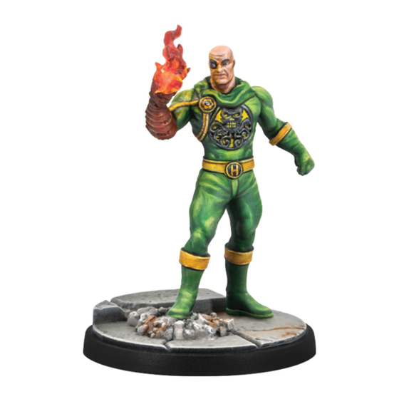 ATOMIC MASS GAMES MARVEL BARON STRUCKER AND ARNIM ZOLA Assembly Manual