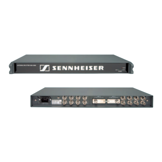 Sennheiser AC 3000 Product Sheet
