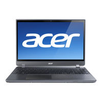 Acer Aspire M5 Series Quick Manual
