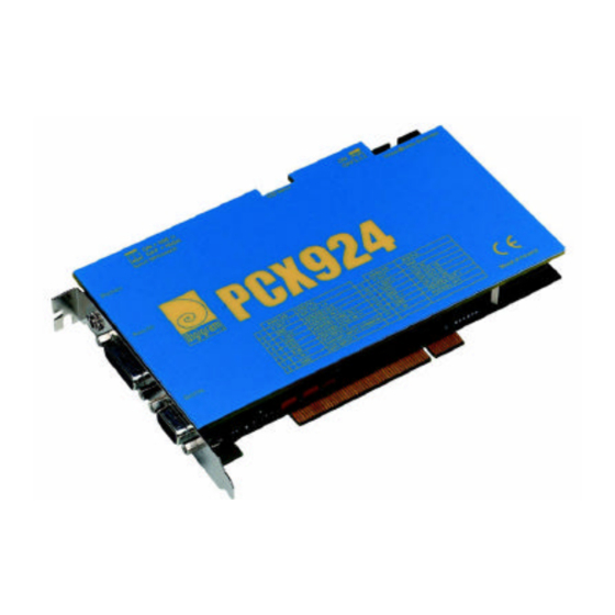 Digigram PCX 924 User Manual