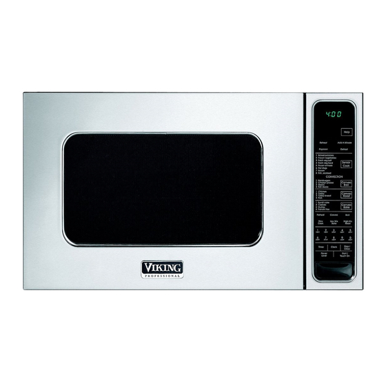 Viking VMOC206LE Built-in Microwave Manuals
