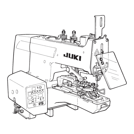 JUKI MB-1800 Engineer's Manual