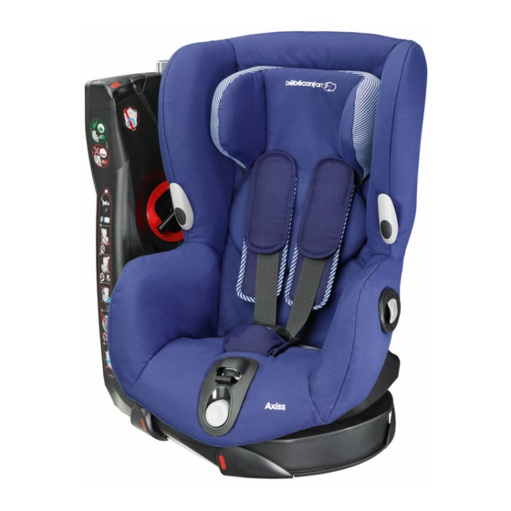 BEBE CONFORT axiss User Instructions